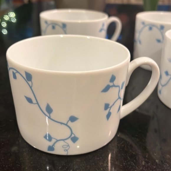 (4) Coffee / Tea Cups - Blue Climbing Creeper - Bridget Dobson - Picture 6 of 6